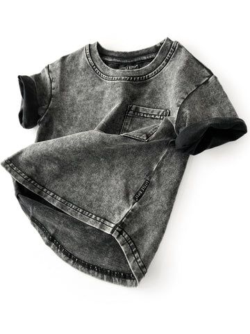 Acid Washed Drop Shoulder